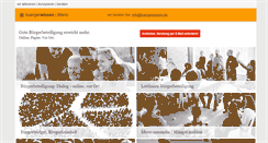 Desktop Screenshot of buergerwissen.de