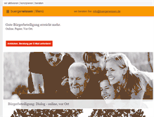 Tablet Screenshot of buergerwissen.de